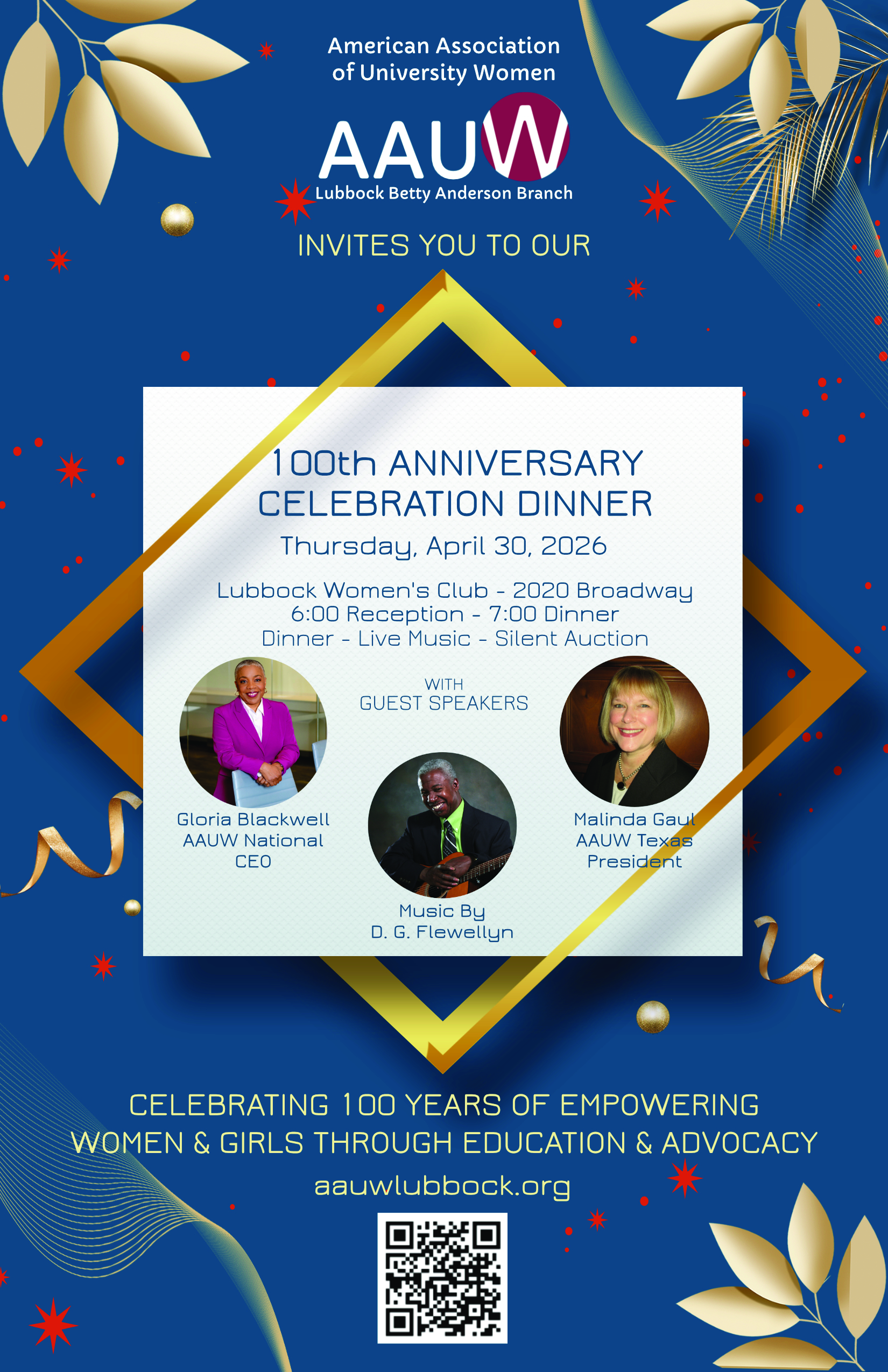 AAUW 100th Anniversary Celebration Dinner
