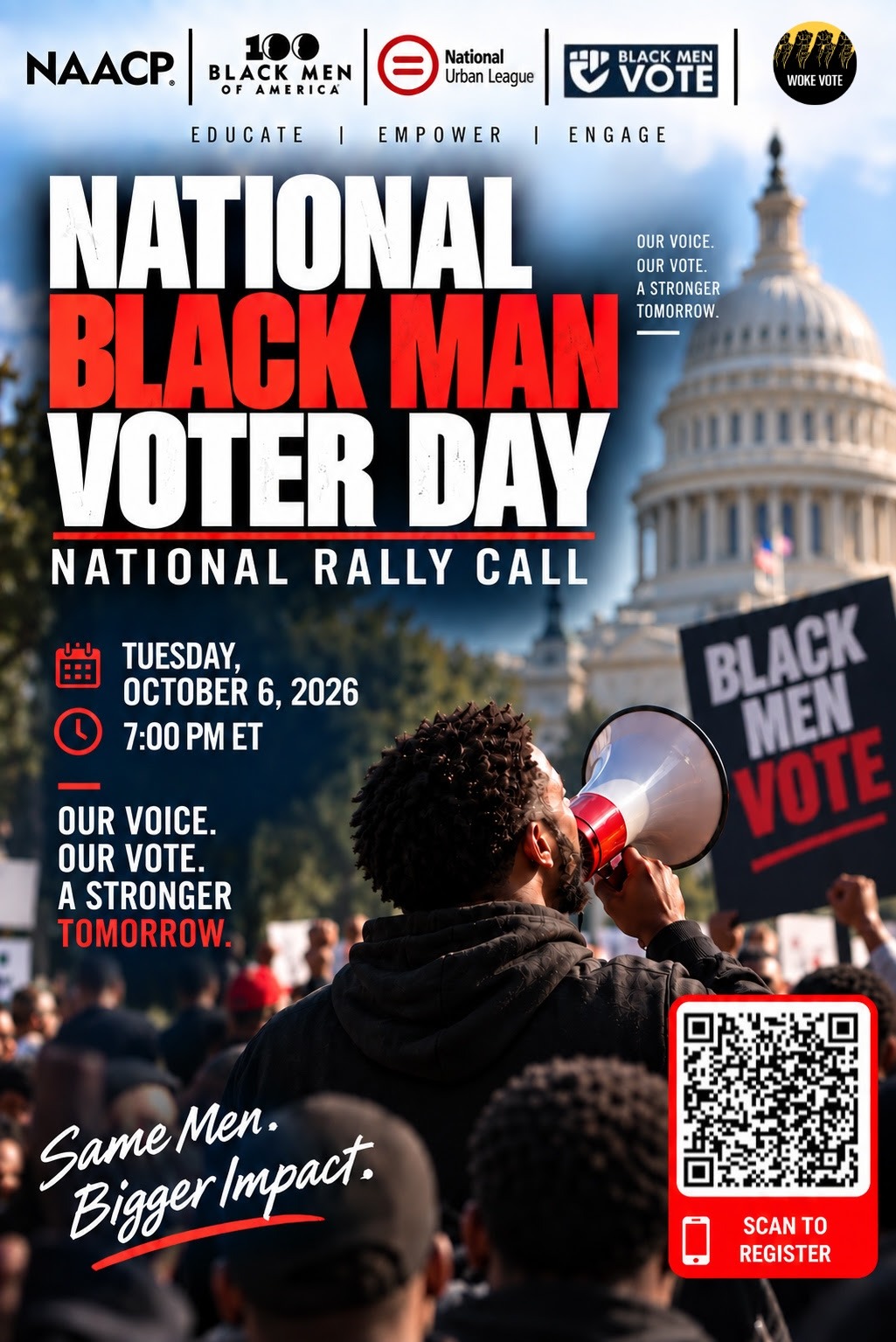 NATIONAL BLACK MAN VOTER DAY RALLY CALL