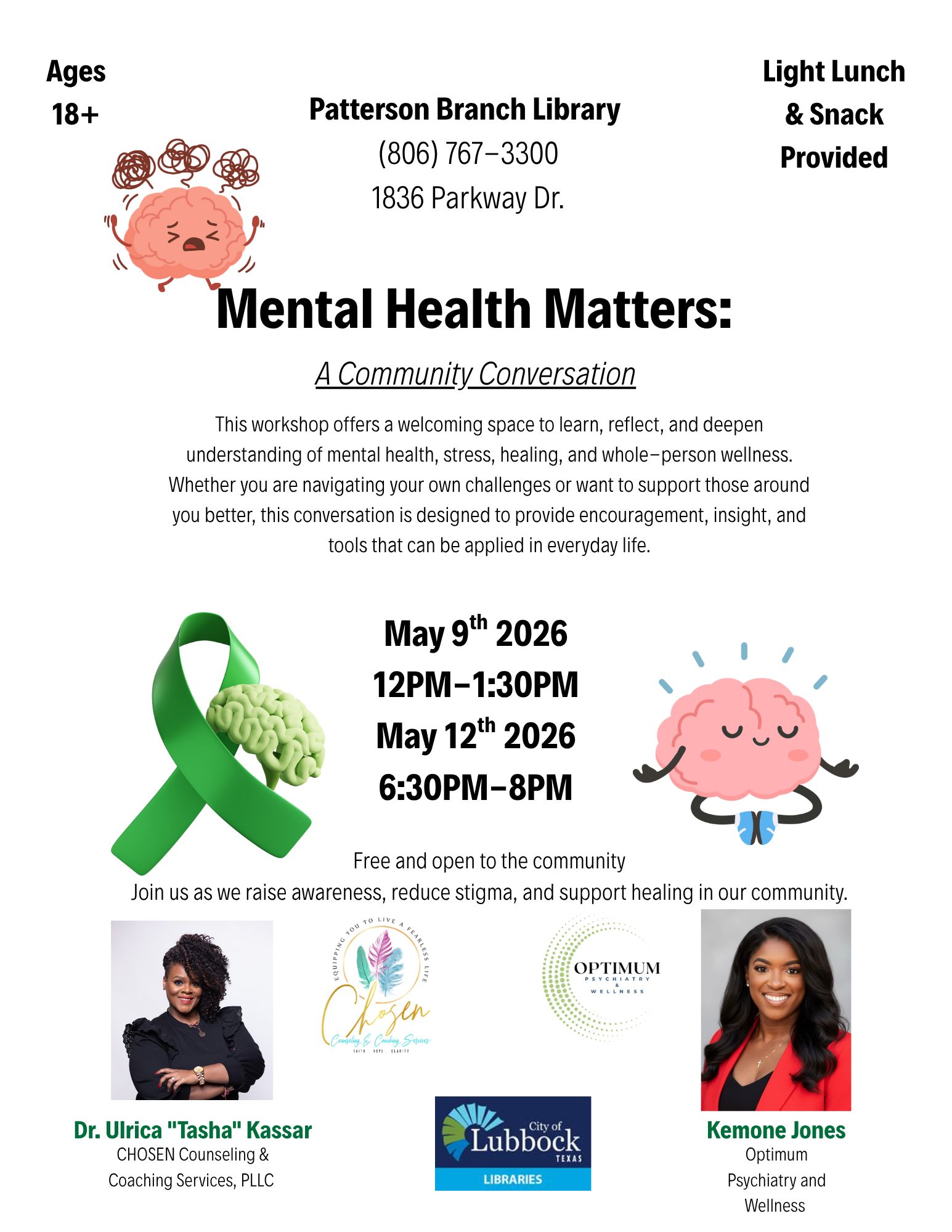 Mental Health Matters: A Community Conversation